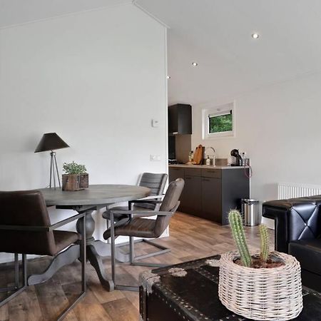 Luxe Chalet In Oosterwolde In Friesland, Op Rustig Park Met Uitzicht Op Meer En Strandje Eksteriør bilde